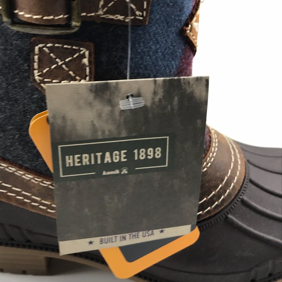 Kamik Avelle Waterproof Boots Dark Brown Leather - Picture 8 of 8